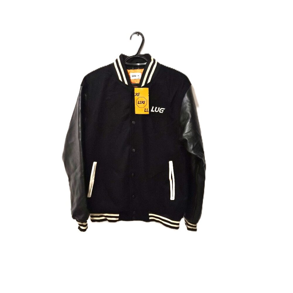 LUG Keep the Dream Alive Varsity Bomber Jacket Streetwear Logomania Preppy Sport